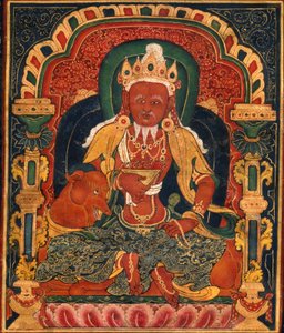 Feuergott Agni des Medizin-Buddha-Mandalas von Unbekannt