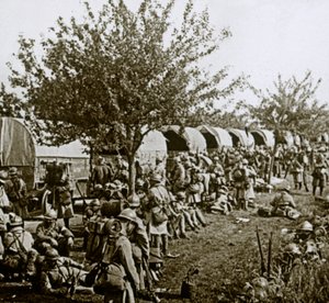 Auf dem Weg nach Verdun, Nordfrankreich, ca. 1914-1918