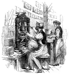 Goldprägemaschine, 1886