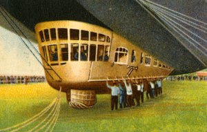 Gondel eines Zeppelins, 1932 von Unbekannt