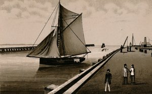 Gorleston Pier, um 1880 von Unbekannt