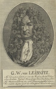 Gottfried Wilhelm Leibniz 1646-1716, ca. 1710 von Unbekannt