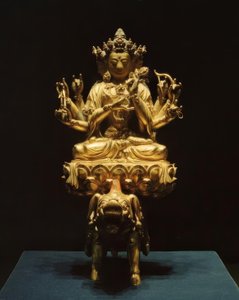 Gottheit Marici / Skulptur, 15. Jhdt. von Unbekannt