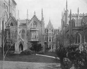 Grace Church und Pfarrhaus, New York, USA, ca. 1900 von Unbekannt