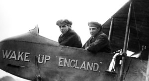 Graham White und RT Gates, britische Pionierflieger
