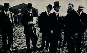 Grahame White und Mr. Churchill, 1910, 1945 von Unbekannt