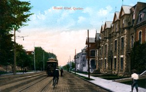 Grand Allee, Quebec, 20. Jahrhundert von Unbekannt