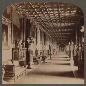 Großer Korridor, Windsor Castle, England, ca. 1910 von Unbekannt