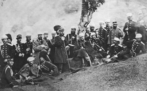 Großherzog Michael Nikolajewitsch von Russland auf einer Expedition, um 1880 von Unbekannt