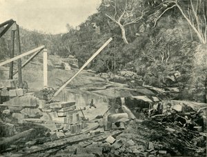 Granitsteinbrüche, Trawool, Victoria, 1901