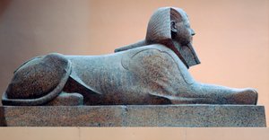 Granit-Sphinx von Hatschepsut, Regierungszeit von Hatschepsut, Ägyptisch, 18. Dynastie