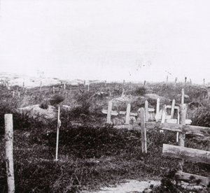 Gräber, Massiges, Nordfrankreich, um 1914-um 1918 von Unbekannt
