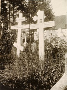 Gräber auf dem Friedhof des Novodevichy-Klosters, Moskau, Russland