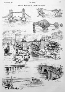 Großbritanniens große Brücken, Werbung für Owbridge Lung Tonic, 1901