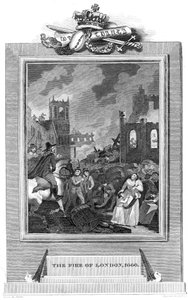 Großbrand von London, 1666, 1825 von Unbekannt