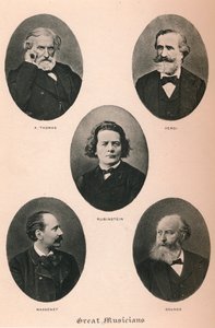 Große Musiker - Platte I., 1895