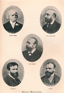 Große Musiker - Platte VIII., 1895