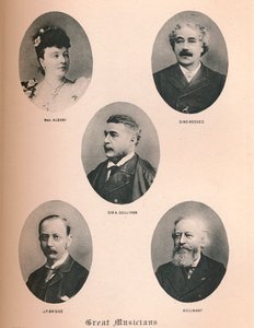 Große Musiker - Tafel XIV., 1895