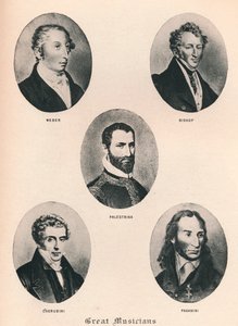 Große Musiker - Tafel XV., 1895
