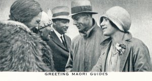 Begrüßung der Maori-Führer, 1927 1937 von Unbekannt