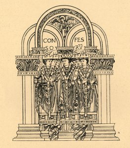 Gregor der Große, St. Benedikt und St. Cuthbert, 1908