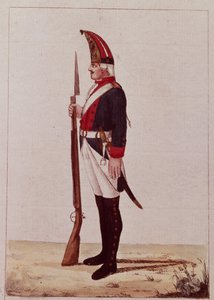 Grenadier des Ersten Marinebataillons, 1786