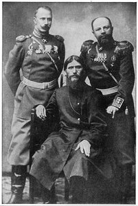 Grigorij Efimowitsch Rasputin, russischer Mystiker und Heiliger von Unbekannt
