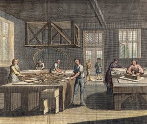Schleifen und Polieren von Flachglas, 1760