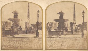 Gruppe von 17 frühen Kalotyp-Stereographien von Unbekannt