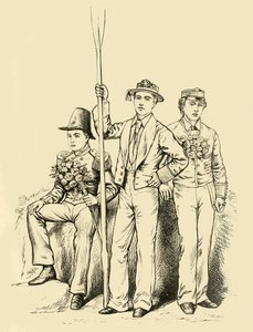 Gruppe am vierten Juni, 1911 von Unbekannt