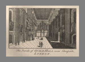 Gildenhalle Innenansicht, 1886 von Unbekannt