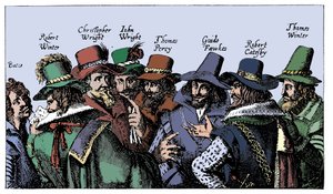 Guy Fawkes und die Schießpulver-Verschwörer, 1605 von Unbekannt
