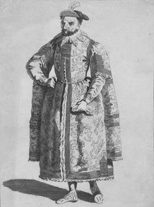 Kleidung eines Londoner Kaufmanns im Jahr 1640, 1776