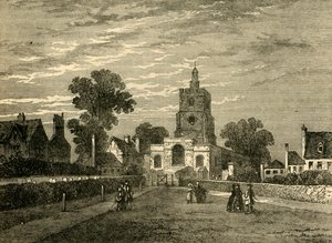 Hackney Kirche, ca. 1876 von Unbekannt