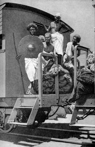 Hadendoan-Volk, Ostafrika, 1922