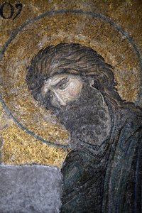 Hagia Sophia Deesis Mosaik: Johannes der Täufer, Istanbul, Türkei