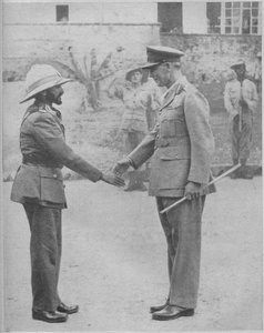 Haile Selassie und General Cunningham von Unbekannt