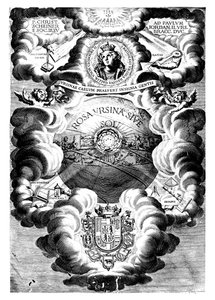 Halbtitel von Rosa Ursina, von Christopher Scheiner, 1630