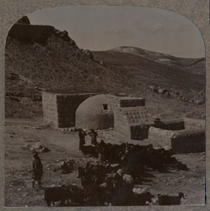 Gasthaus auf halbem Weg der Reise nach Jericho, ca. 1900 von Unbekannt