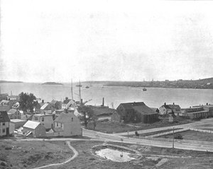 Halifax Harbour, Nova Scotia, von Dartmouth, Kanada, ca. 1900