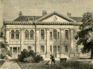 Halle der Zimmermannsgesellschaft, ca. 1872 von Unbekannt