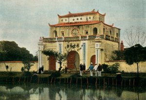 Hanoi. Pagode Du Kinh Luoc, Hanoi. Kinh Luoc Pagode, 1900 von Unbekannt