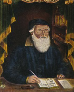 Hans Sachs 1494-1576. Kupferstich von Hans Weygel, 1934