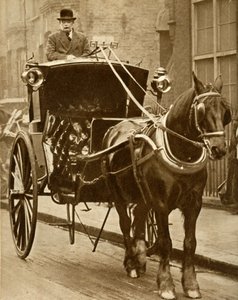 Hansom-Kutsche, ca. 1910, 1935