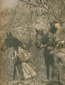 Wieder glücklich mit Reittieren, 1943-44