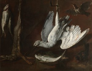 Hase, Löffler und Fisch, Mitte des 17. Jahrhunderts