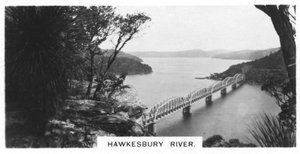 Hawkesbury River, Australien, 1928 von Unbekannt