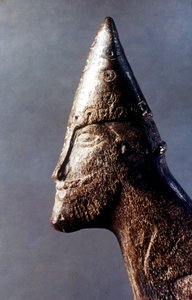 Kopf eines Wikingerkriegers