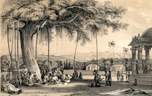 Dorfvorsteher hält Gericht, 1847
