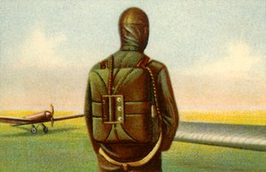 Heinecke-Fallschirm, ca. 1918, 1932 von Unbekannt